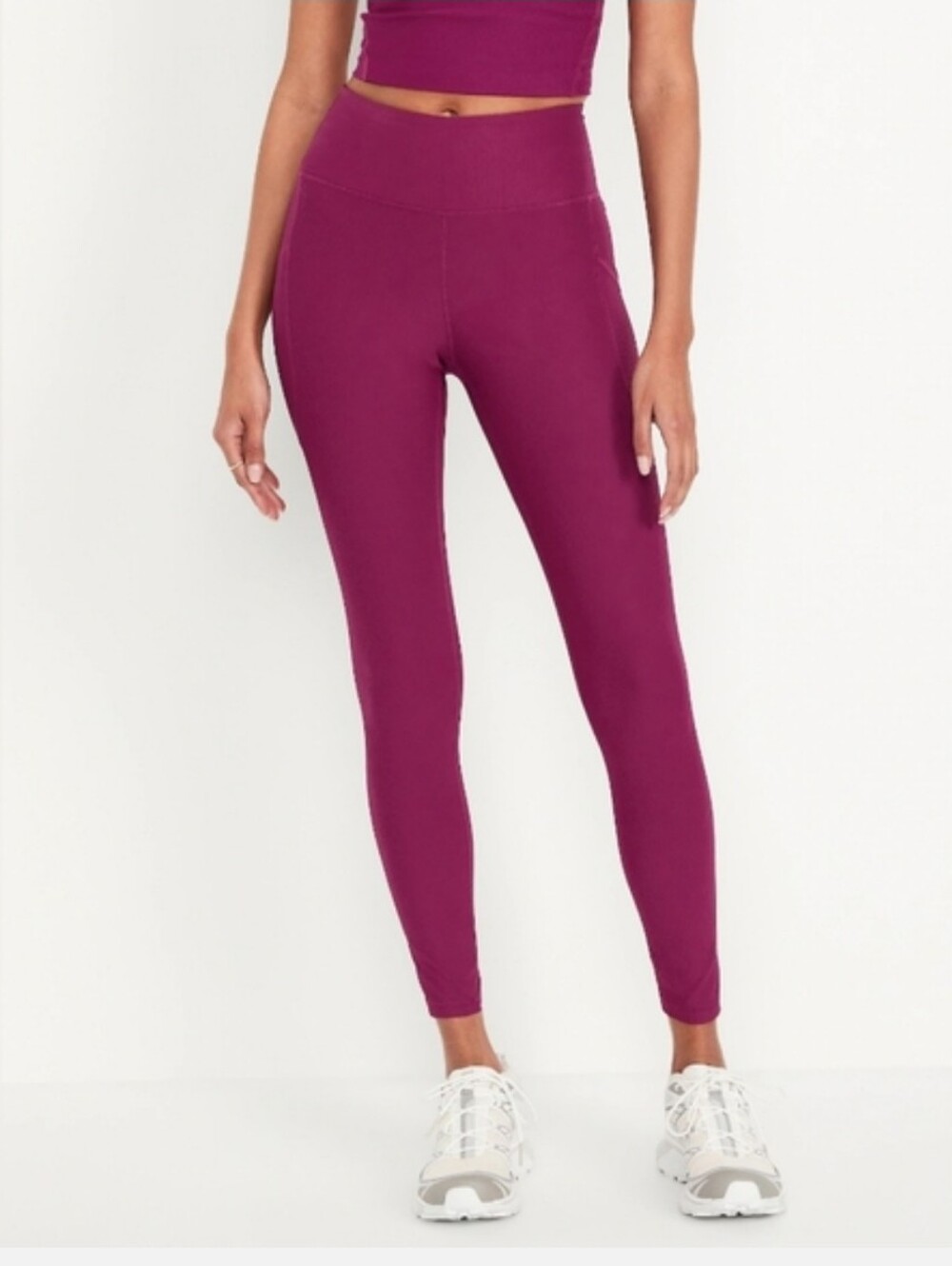 Old Navy Powersoft High-Rise Go-Dry Ribbed Leggings